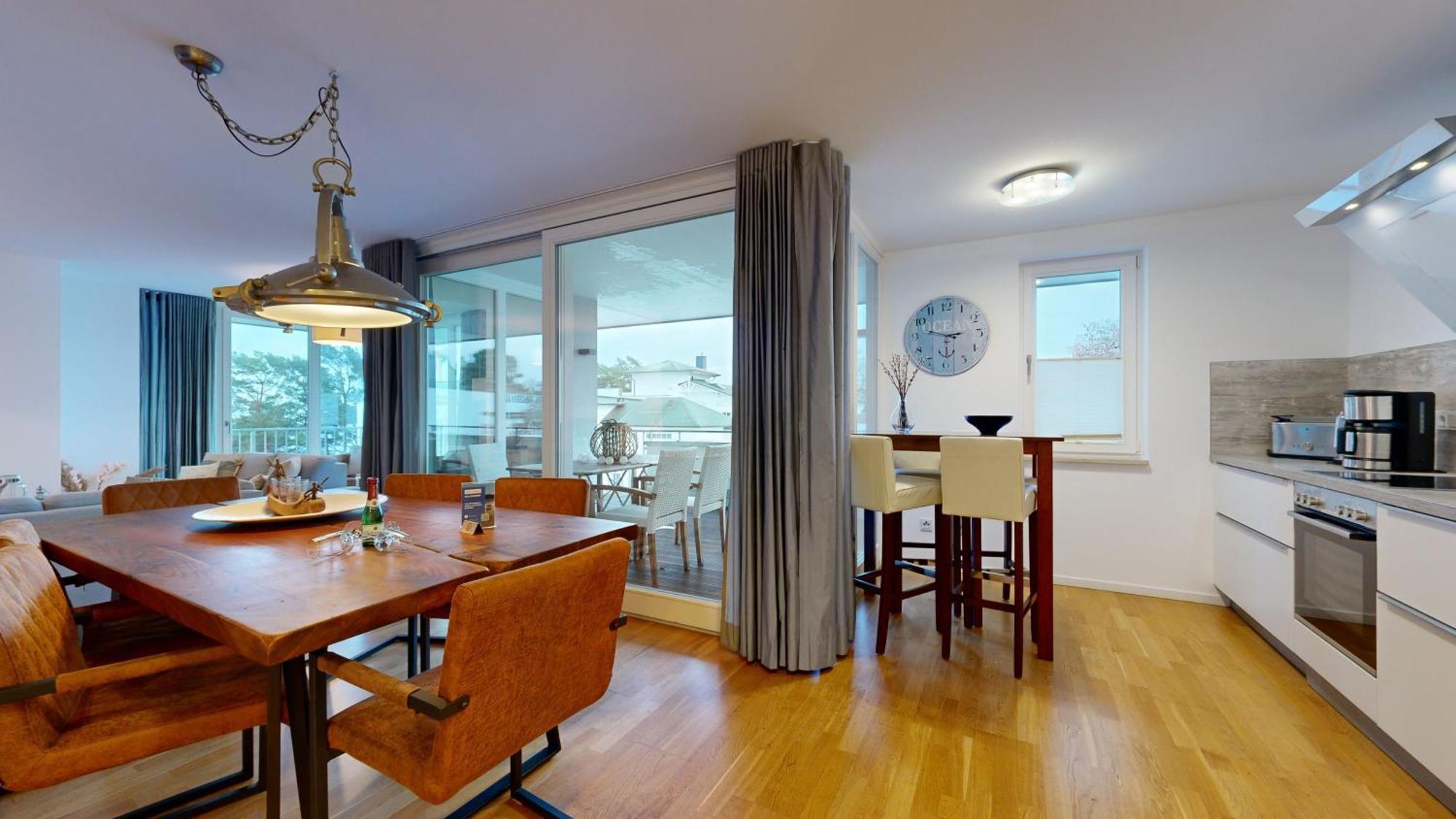 Strandnahe Fewos Mit Terrasse Oder Dachterrasse, Strandhaus Seeblick, 宾茨 外观 照片