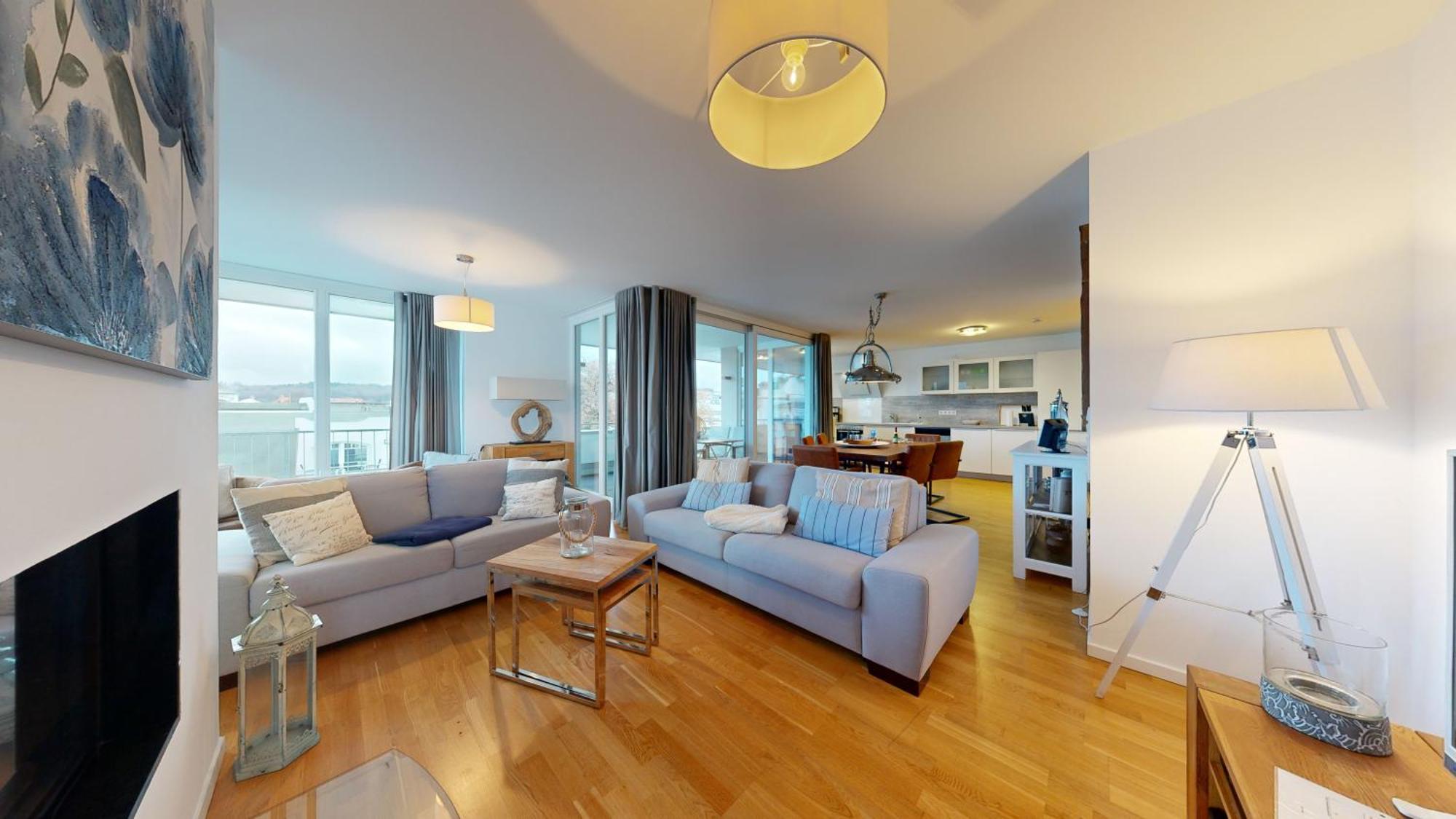 Strandnahe Fewos Mit Terrasse Oder Dachterrasse, Strandhaus Seeblick, 宾茨 外观 照片