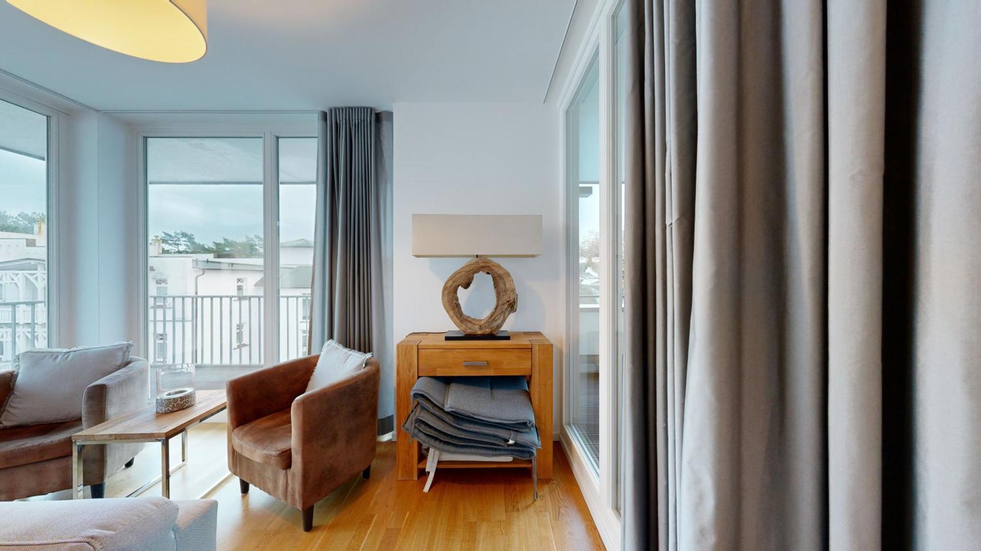 Strandnahe Fewos Mit Terrasse Oder Dachterrasse, Strandhaus Seeblick, 宾茨 外观 照片