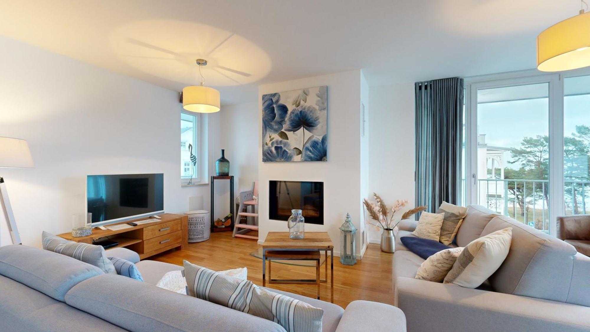 Strandnahe Fewos Mit Terrasse Oder Dachterrasse, Strandhaus Seeblick, 宾茨 外观 照片